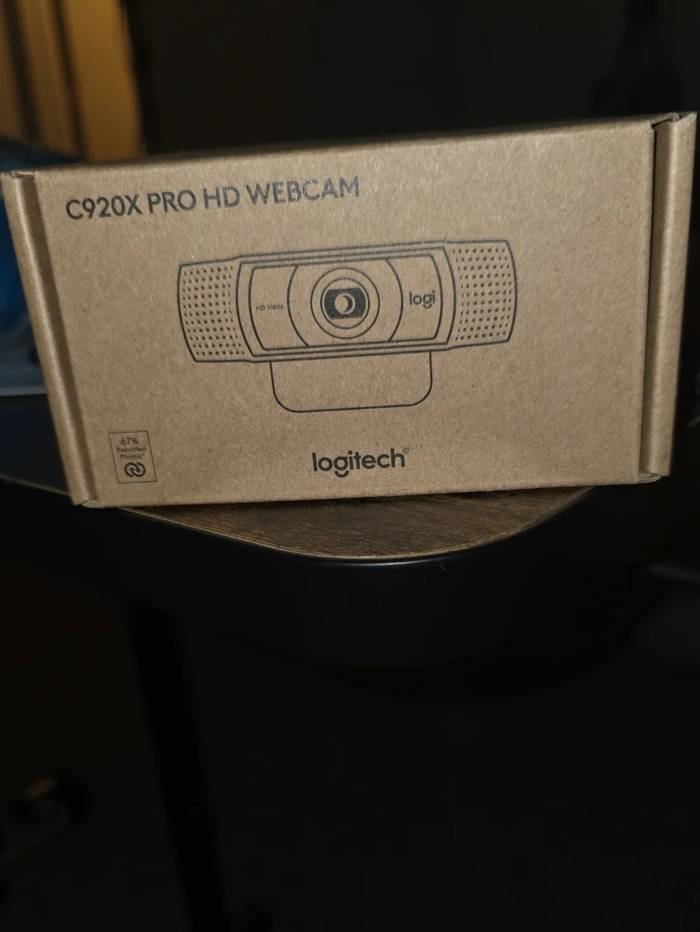Logitech C920X Pro HD Webcam in Brown Kraft
